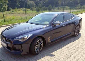 Radiowóz z wideorejestratorem kia stinger.