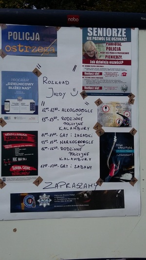 Piknik z udziałem policji