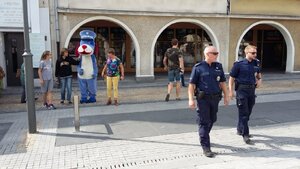 Piknik z udziałem policji