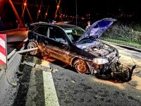 Rozbity opel astra