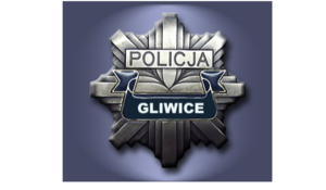 Policyjna gwiazda z napisem policja gliwice