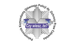 Policyjna gwiazda z napisem czy wiesz, że?