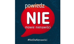 Grafika z dużym napisem NIE