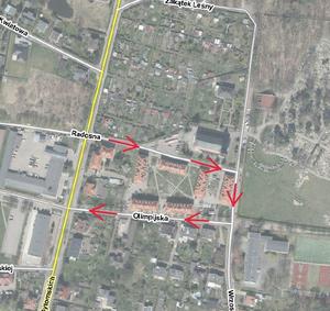 Na zdjęciu mapa google cmentarz w Łabędach