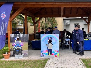 Stoisko profilaktyczne ruchu drogowego