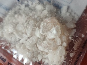 Substancja narkotyczna w woreczku.