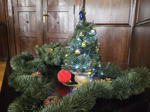 Dekoracja świąteczna na stole