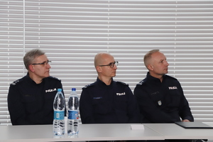Na zdjęciu Komendanci Miejscy Policji