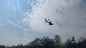 widzimy lecący helikopter