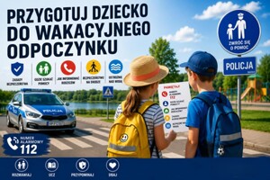 Infografika - przygotuj dziecko na wakacje
